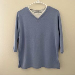 Carolyn Taylor Purple Sweater Thick Inside